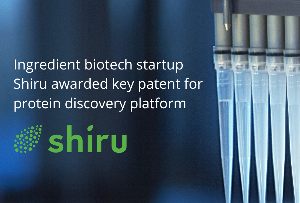 Ingredient biotech startup Shiru awarded key patent for protein discovery platform